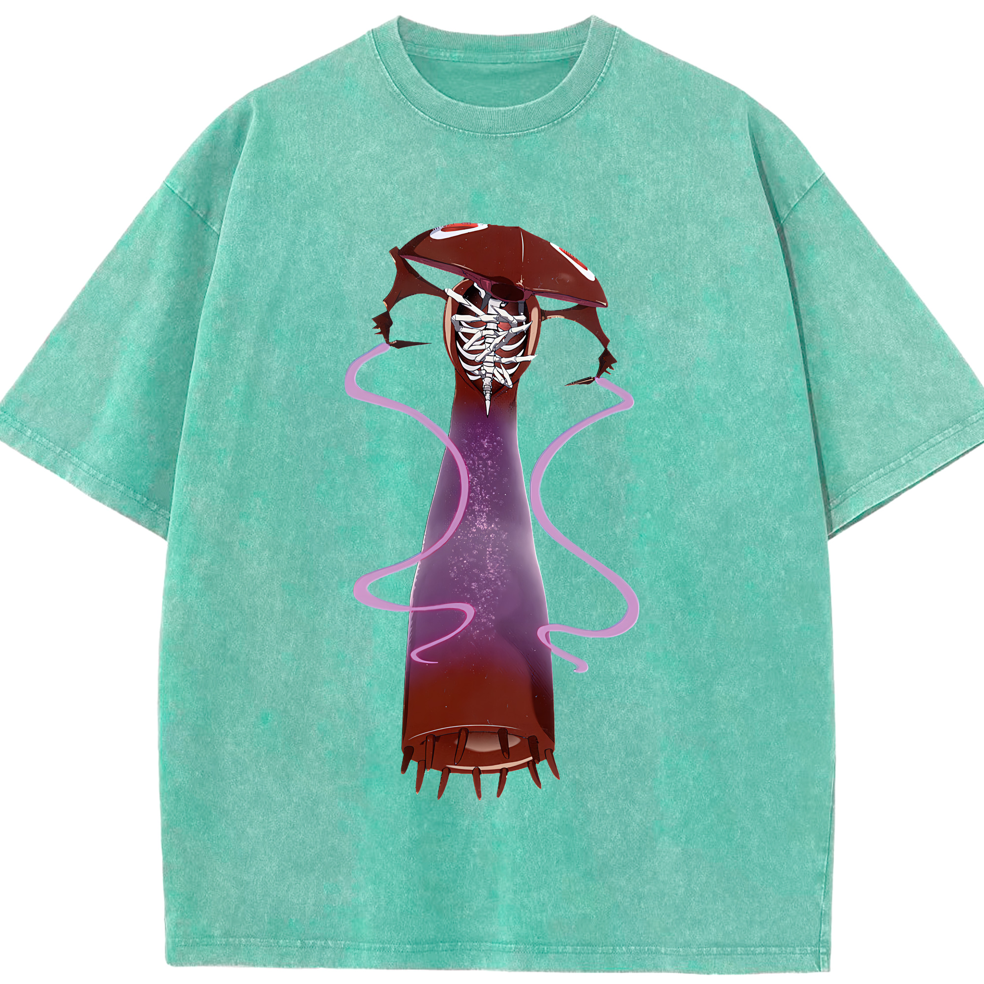 （画像用） EVA 新世紀エヴァンゲリオン 綿100% ヴィンテージ風 半袖Tシャツ（フロントプリント）
